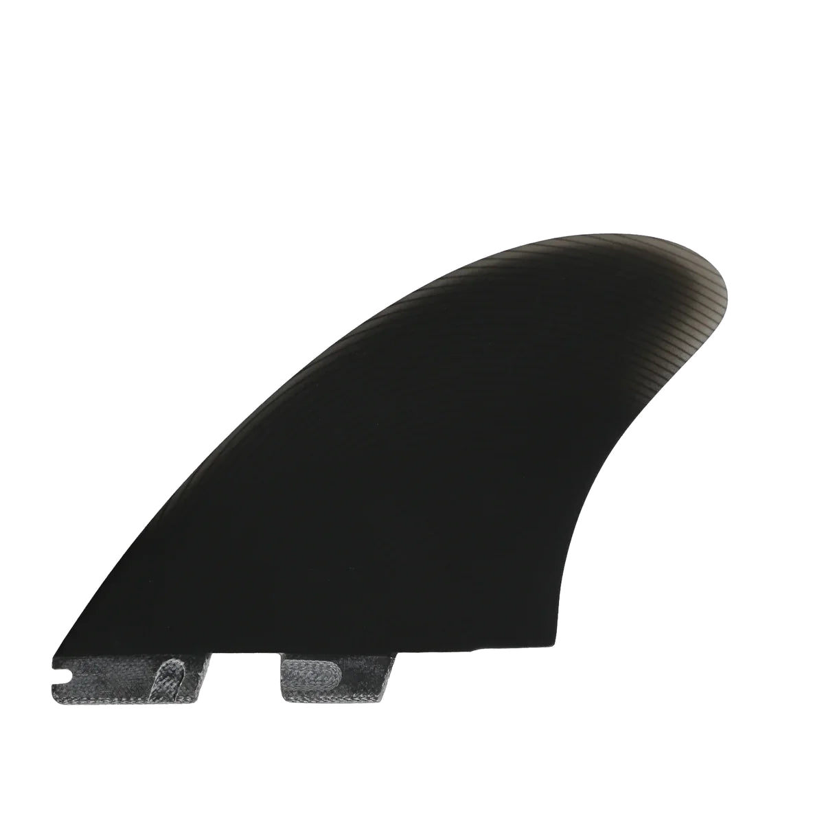 FCS II Performer Split Keel Quad Fins - Performance Glass: reverse face of the compact rear fin