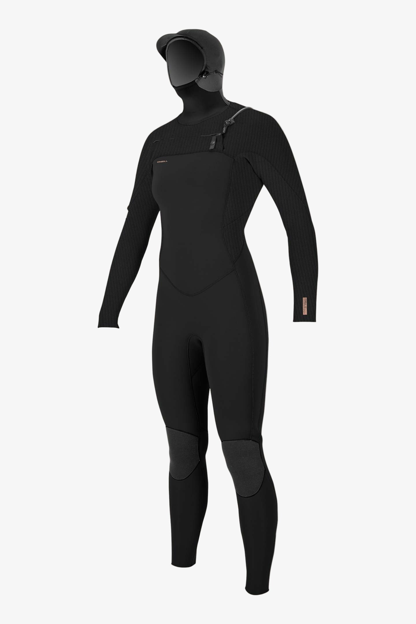 Women's Hyperfreak 5/4mm+ Chest Zip Full Wetsuit W/ Hood - O'Neill