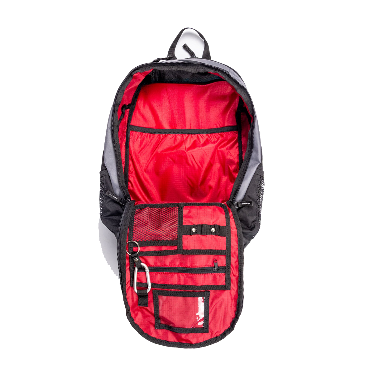 Ocean & Earth Aircon Backpack: open organiser and lining