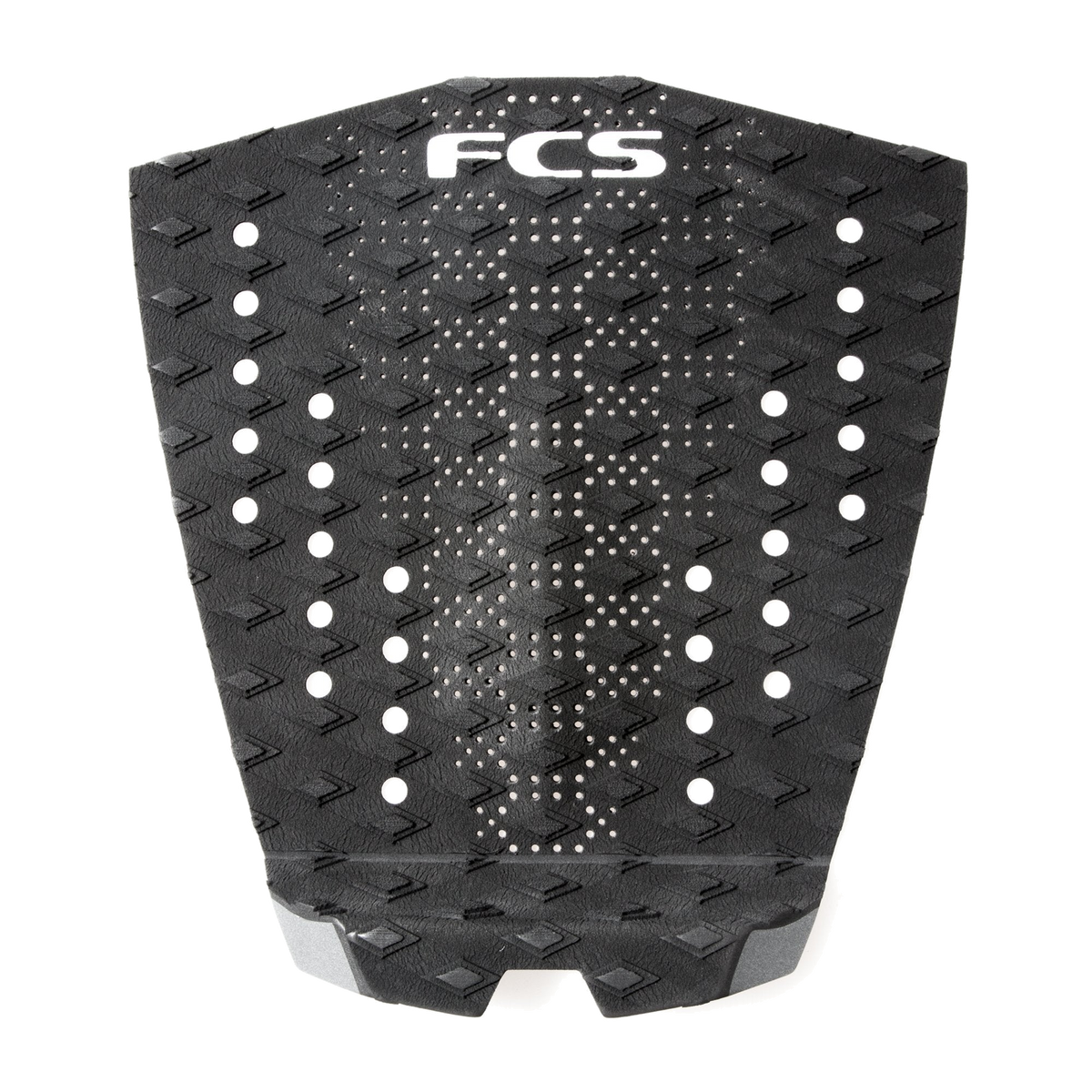 Black and charcoal T-1 single piece traction pad with perforations