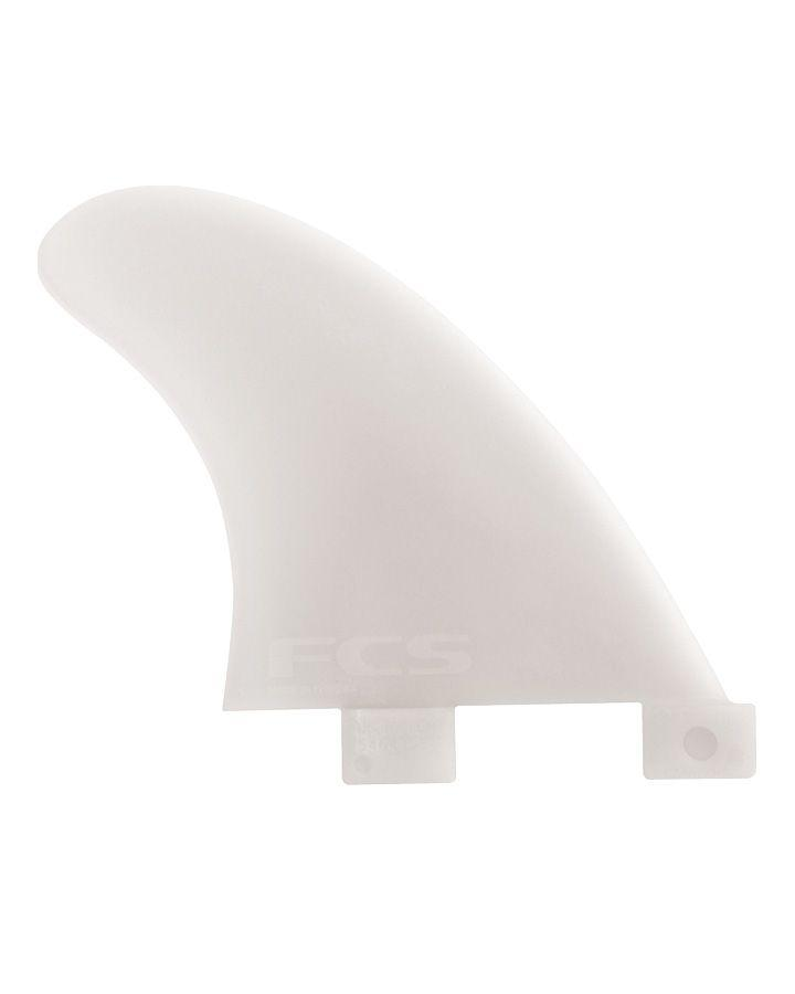 FCS GL Side Fins: natural GL side byte, upright profile