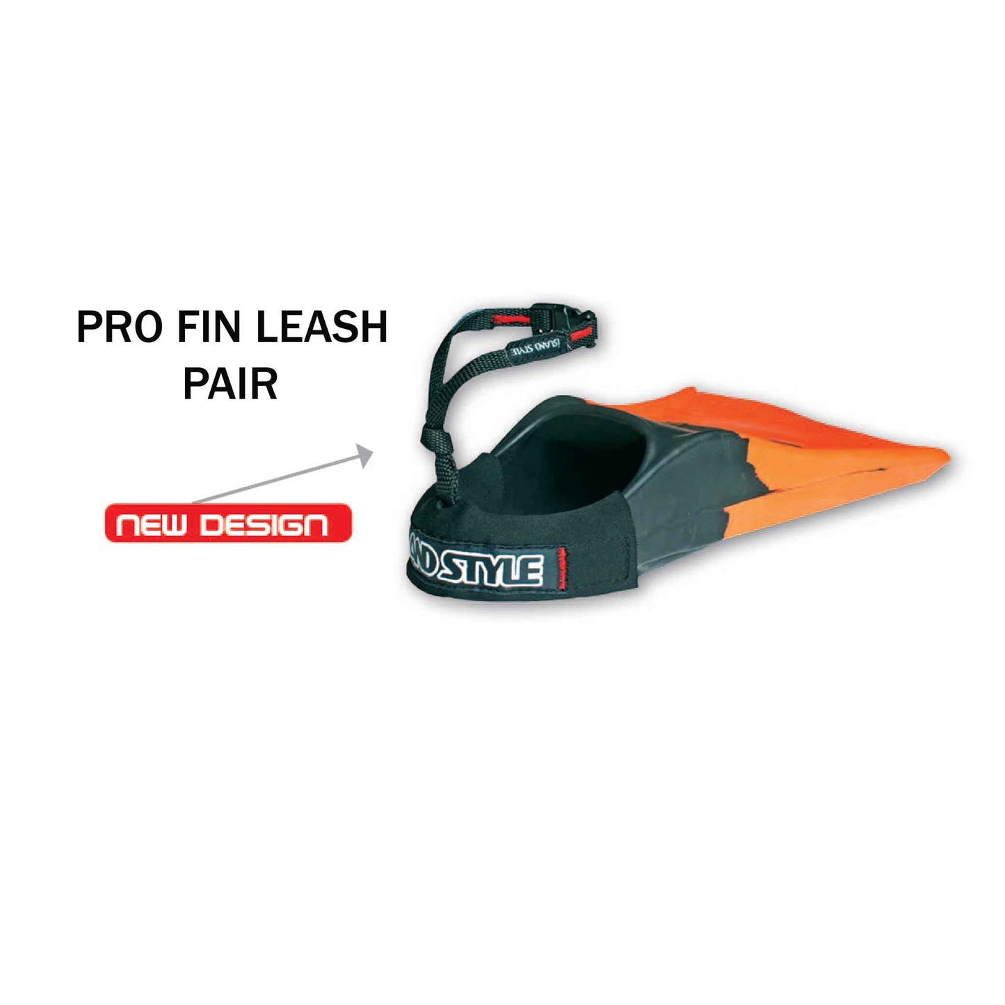 ISLAND STYLE Pro Fin Leash - with quick release buckle - Island Style