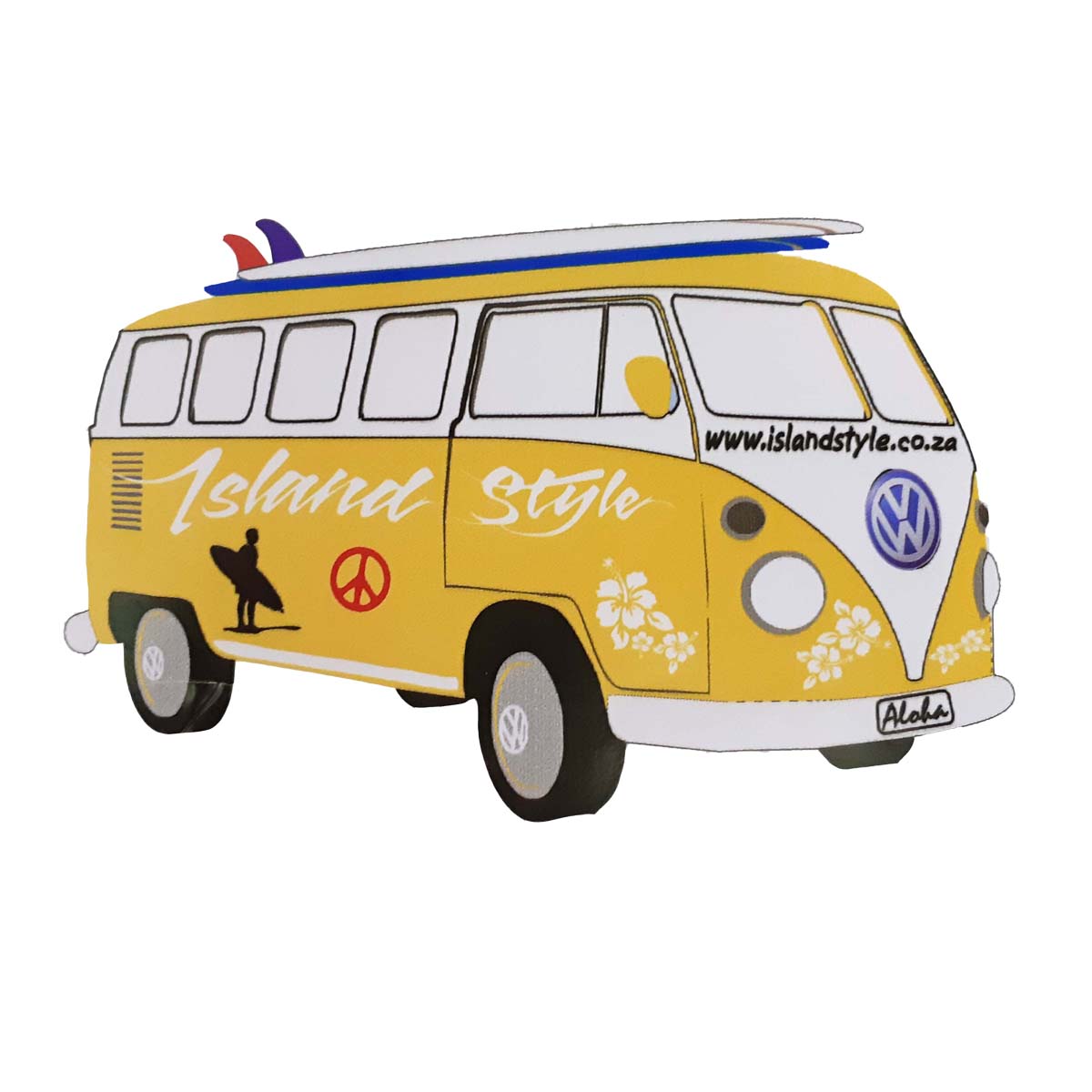 ISLAND STYLE - VW Fleetline Kombi Stickers