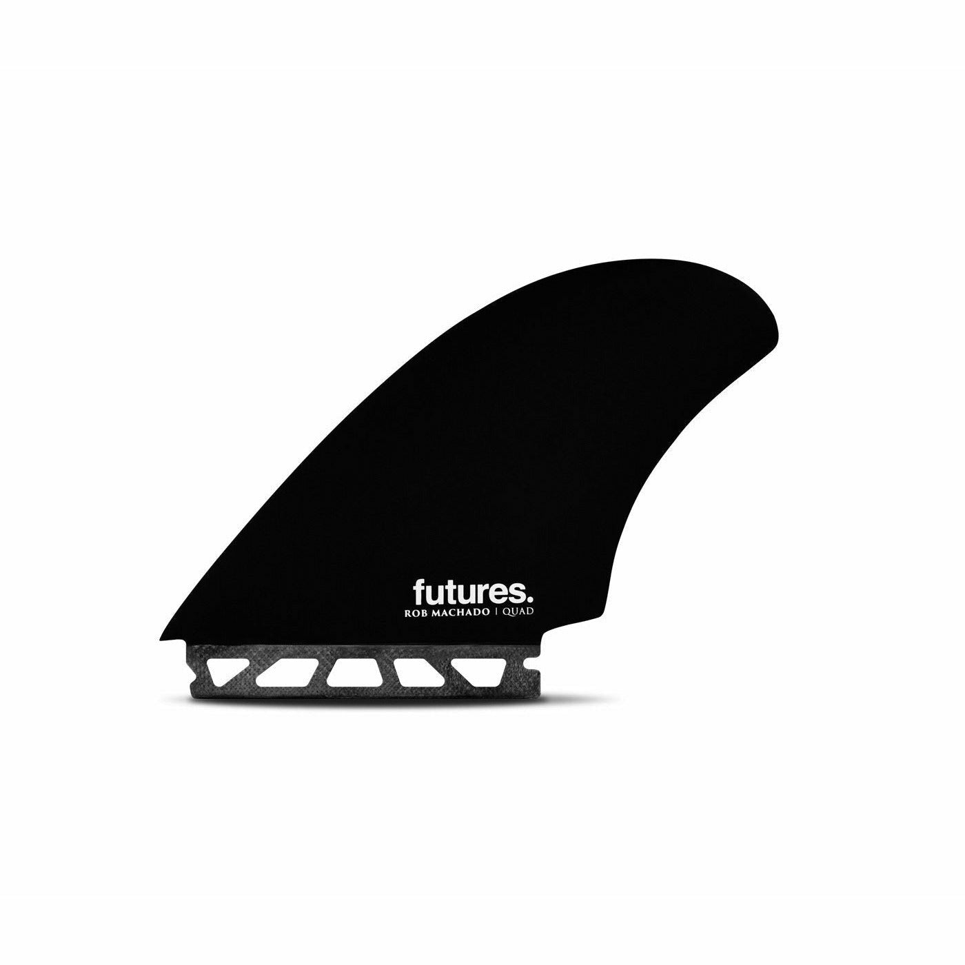 Futures Fins - MACHADO QUAD Honeycomb - Universal (Black/Swirl)