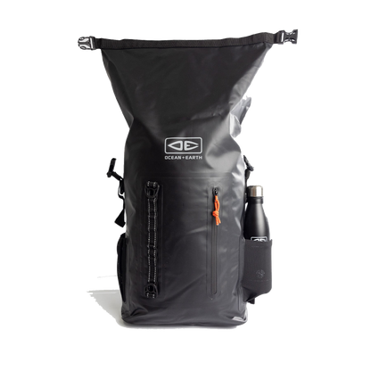 Ocean & Earth Elements 40 L Wetsuit Bag: open roll-top and storage pockets