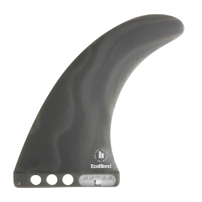 FCS II Connect Longboard Fin - Eco Neo Glass: smoke Eco Neo Glass Connect fin with EcoBlend logo