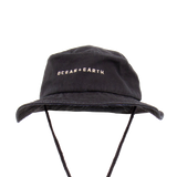 Ocean & Earth One Dayer Bucket Hat: Black hat, front angle