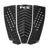 Black T-3 Wide pad showing broad side panels and diagonal grooves