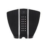 Ocean & Earth Flight Three-Piece Traction Pad: Black three-piece pad, top view