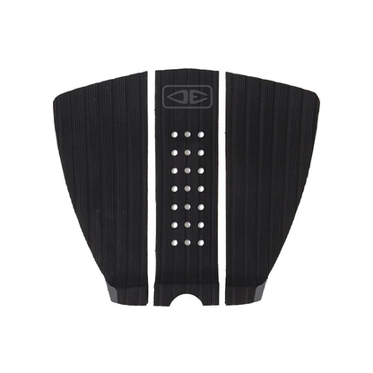 Ocean & Earth Flight Three-Piece Traction Pad: Black three-piece pad, top view