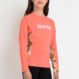 O'Neill Girls’ Floral Long Sleeve Rash Vest — Dubarry, additional view