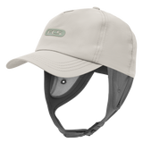 FCS Essential Trucker Wet Cap: warm Grey wet trucker cap, front angle