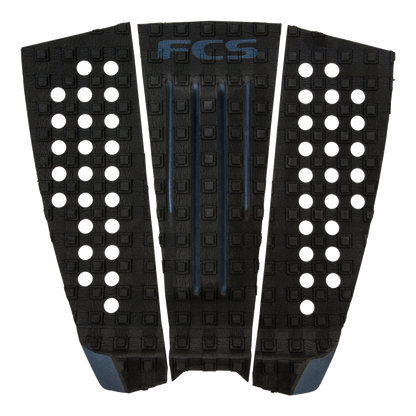 FCS Julian Wilson Traction: black and Charcoal pad with dark blue centre channels