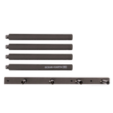 Ocean & Earth Vertical Stack Rax – Single Rack: Rack components and wall fasteners