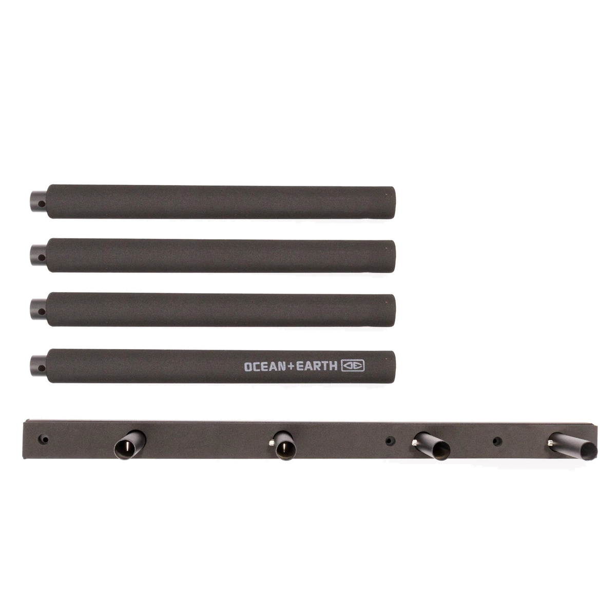 Ocean & Earth Vertical Stack Rax – Single Rack: Rack components and wall fasteners