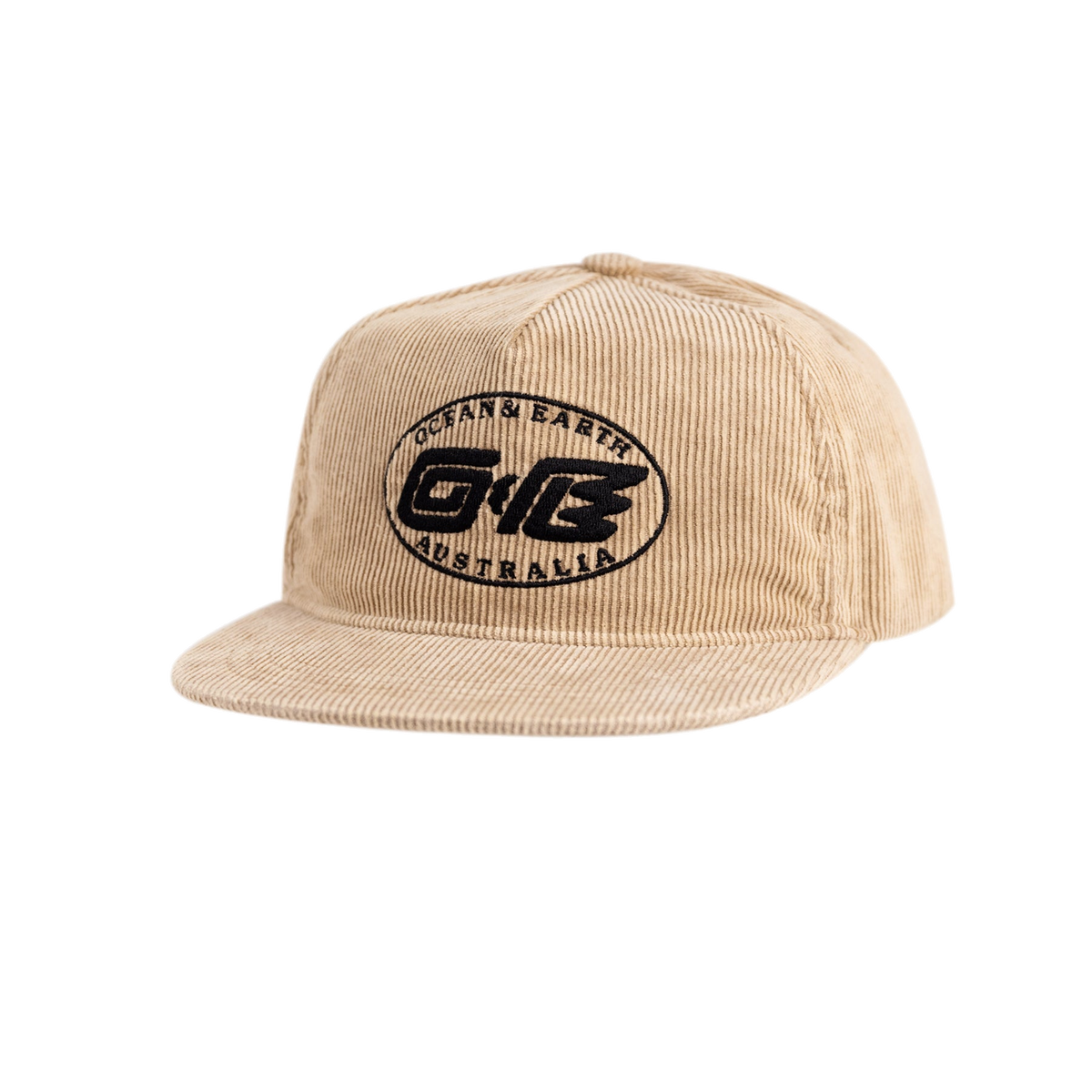 Ocean & Earth Heritage Cap: Almond cap, full front