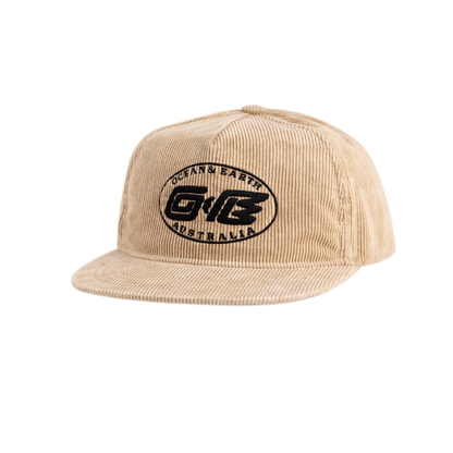 Ocean & Earth Heritage Cap: Almond cap, full front