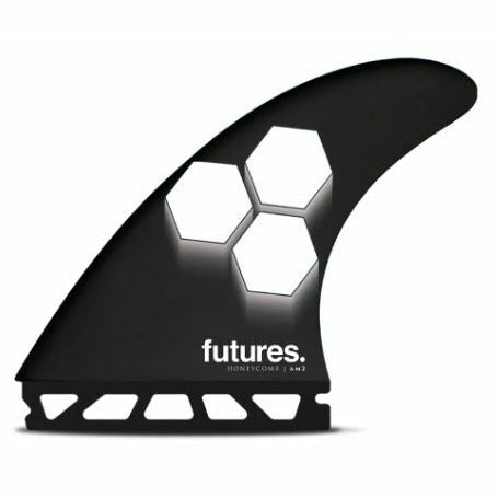 Futures Fins  - AM2 Honeycomb - Large (Black/White)