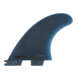 FCS II Performer Tri-Quad Fins - Eco Neo Glass: pacific side fin showing its inboard EcoBlend marking