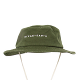 Ocean & Earth One Dayer Bucket Hat: Olive hat, front angle