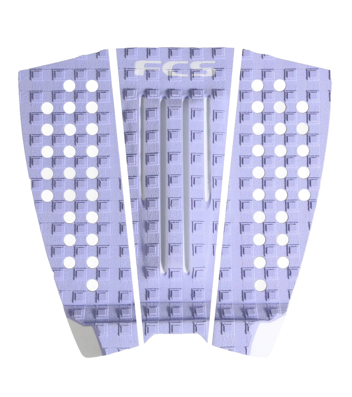 FCS Julian Wilson Traction: lavender pad showing pale purple panels and the raised centre arch