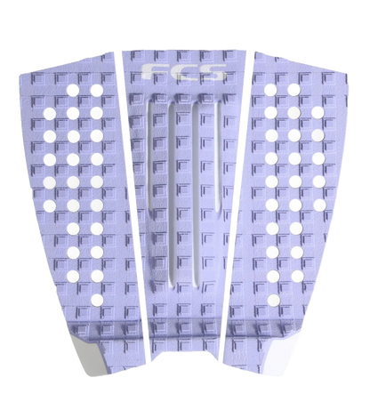 FCS Julian Wilson Traction: lavender pad showing pale purple panels and the raised centre arch