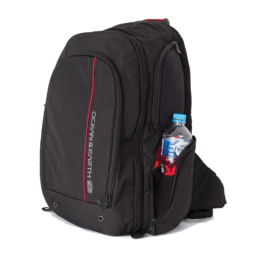 Ocean & Earth Ultimate Surf Backpack: opposite side and bottle pocket