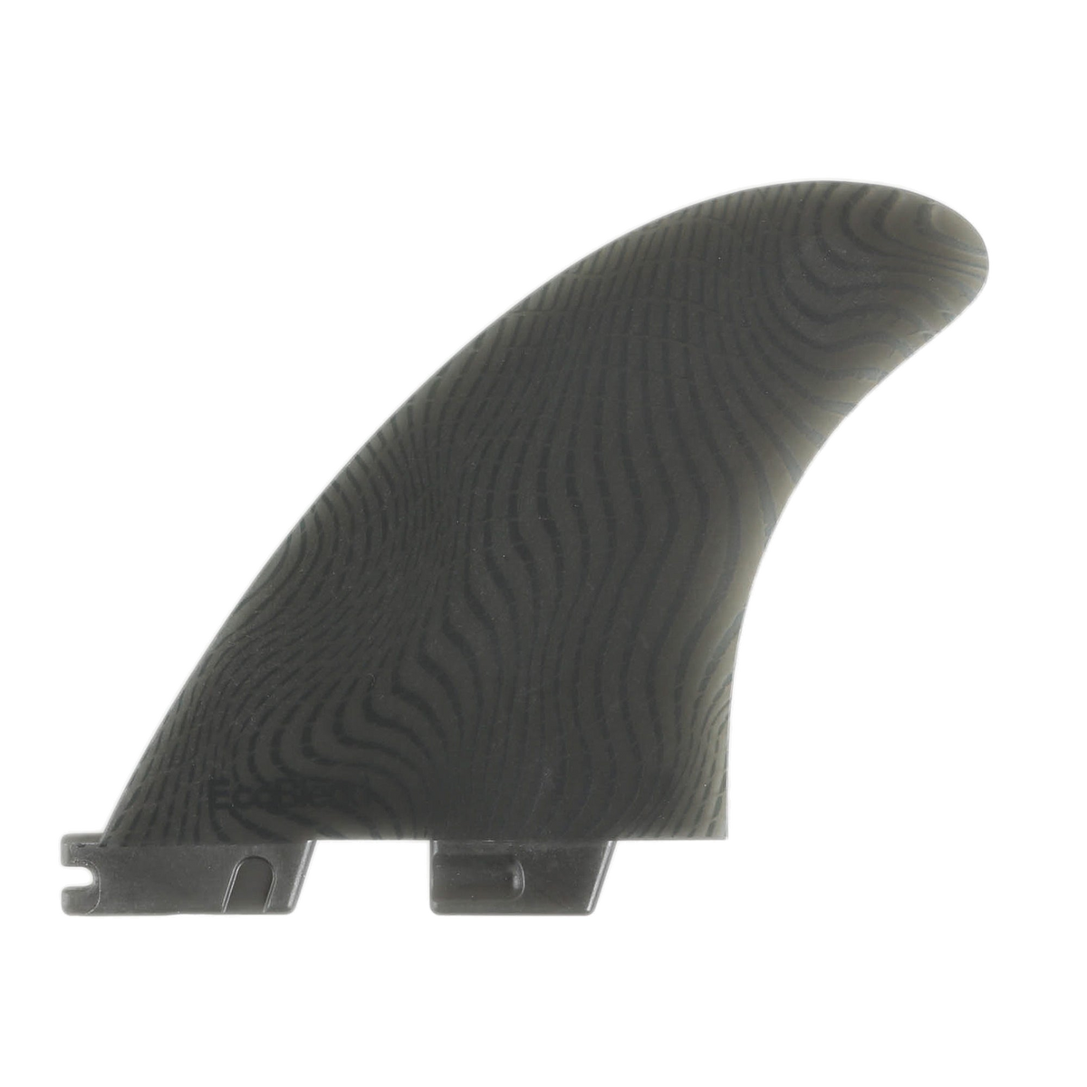 FCS II Reactor Tri Fins - Eco Neo Glass: reverse face of the Ash fin with EcoBlend lettering