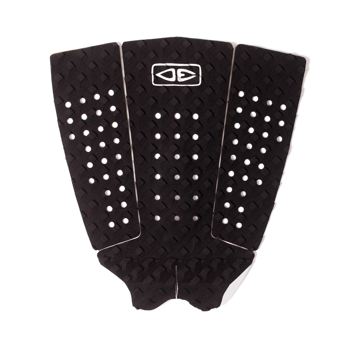 Ocean & Earth Pin Tail Three-Piece Tail Pad: Black pin-tail pad, overhead
