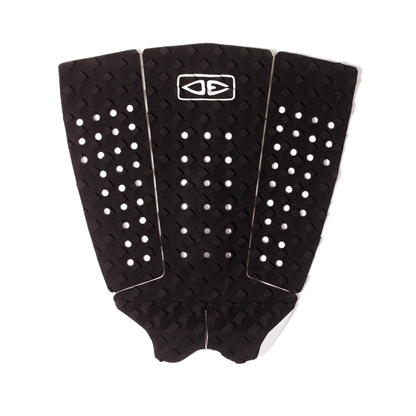 Ocean & Earth Pin Tail Three-Piece Tail Pad: Black pin-tail pad, overhead