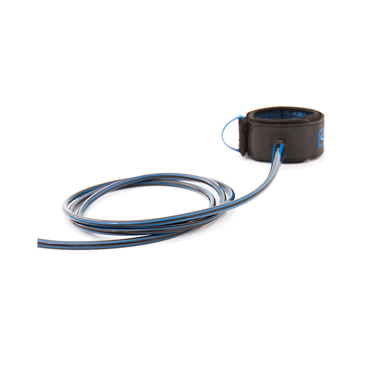 Ocean & Earth Cold Water Premium One-XT Leash – 6 ft: uncoiled Blue leash and ankle cuff