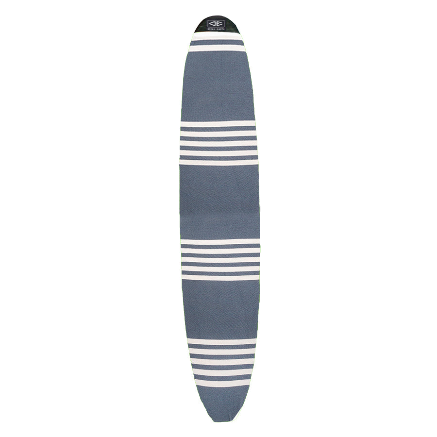 Ocean & Earth Stretch Longboard Sock: blue-striped longboard sock