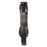 Ocean & Earth Diamond Flex Longboard Knee Leash – 9 ft: Black packaged knee leash