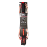 Ocean & Earth Diamond Flex Regular Leash – 7 ft: Coral packaged leash