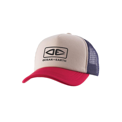Ocean & Earth Black Jack Cap: Multi Black Jack trucker cap