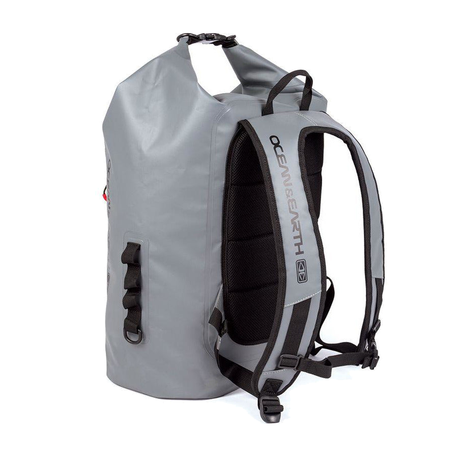 Ocean & Earth Deluxe Waterproof Wetsuit Bag: rear panel and twin shoulder straps