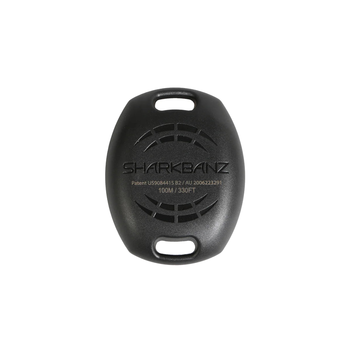 Reverse face of the POD with embossed Sharkbanz branding