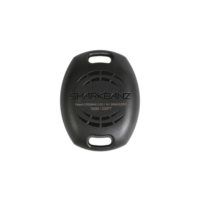 Reverse face of the POD with embossed Sharkbanz branding