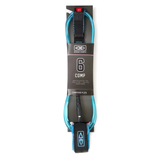 Ocean & Earth Diamond Flex Comp Leash – 6 ft: Blue packaged leash