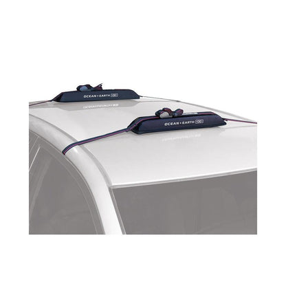 Ocean & Earth Surfboard Rap Rax – Single Stack: Rap Rax fitted to a car roof