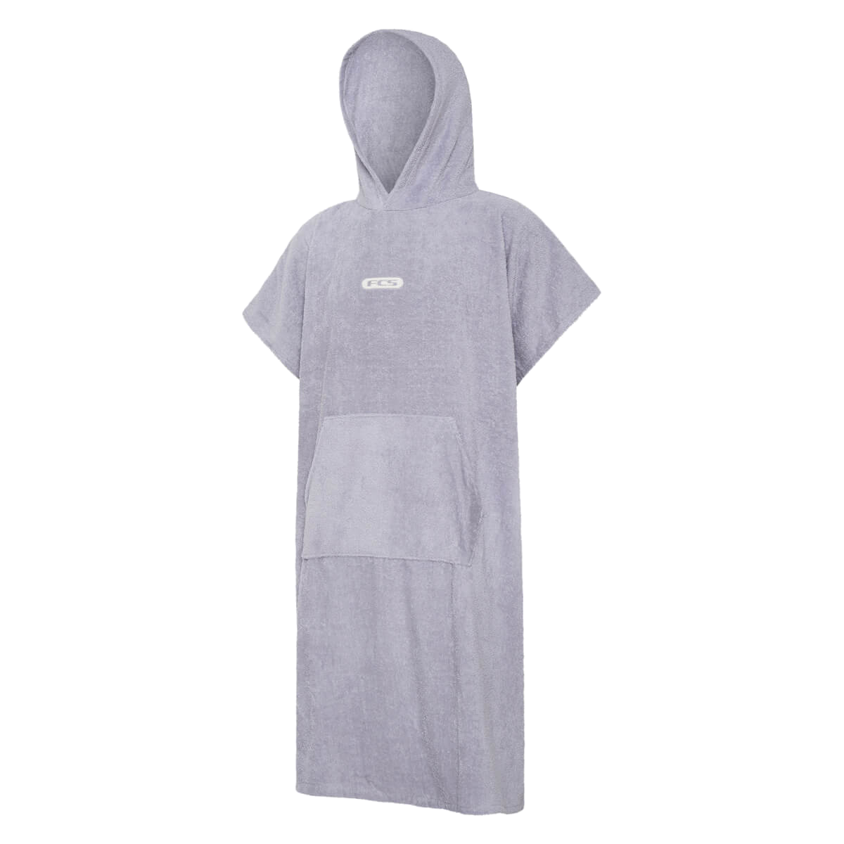 FCS Towel Poncho: dusty Blue adult towel poncho with front pocket