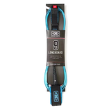 Ocean & Earth Diamond Flex Longboard Regular Leash – 9 ft: Blue packaged longboard leash