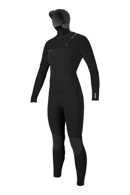 Women's Hyperfreak 5/4mm+ Chest Zip Full Wetsuit W/ Hood