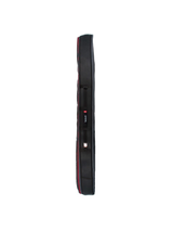 Ocean & Earth Triple Compact Shortboard Cover: Red-trimmed side gusset