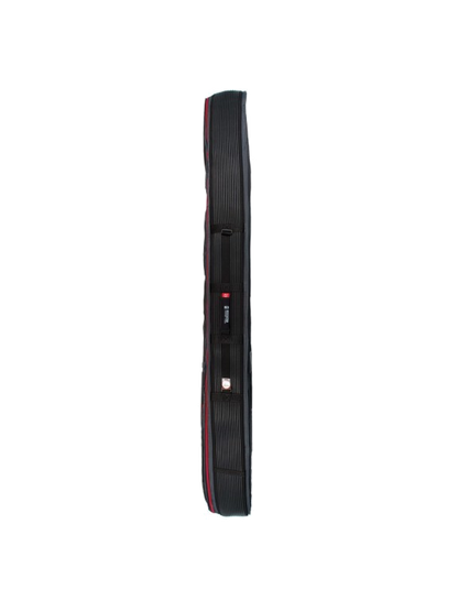 Ocean & Earth Triple Compact Shortboard Cover: Red-trimmed side gusset