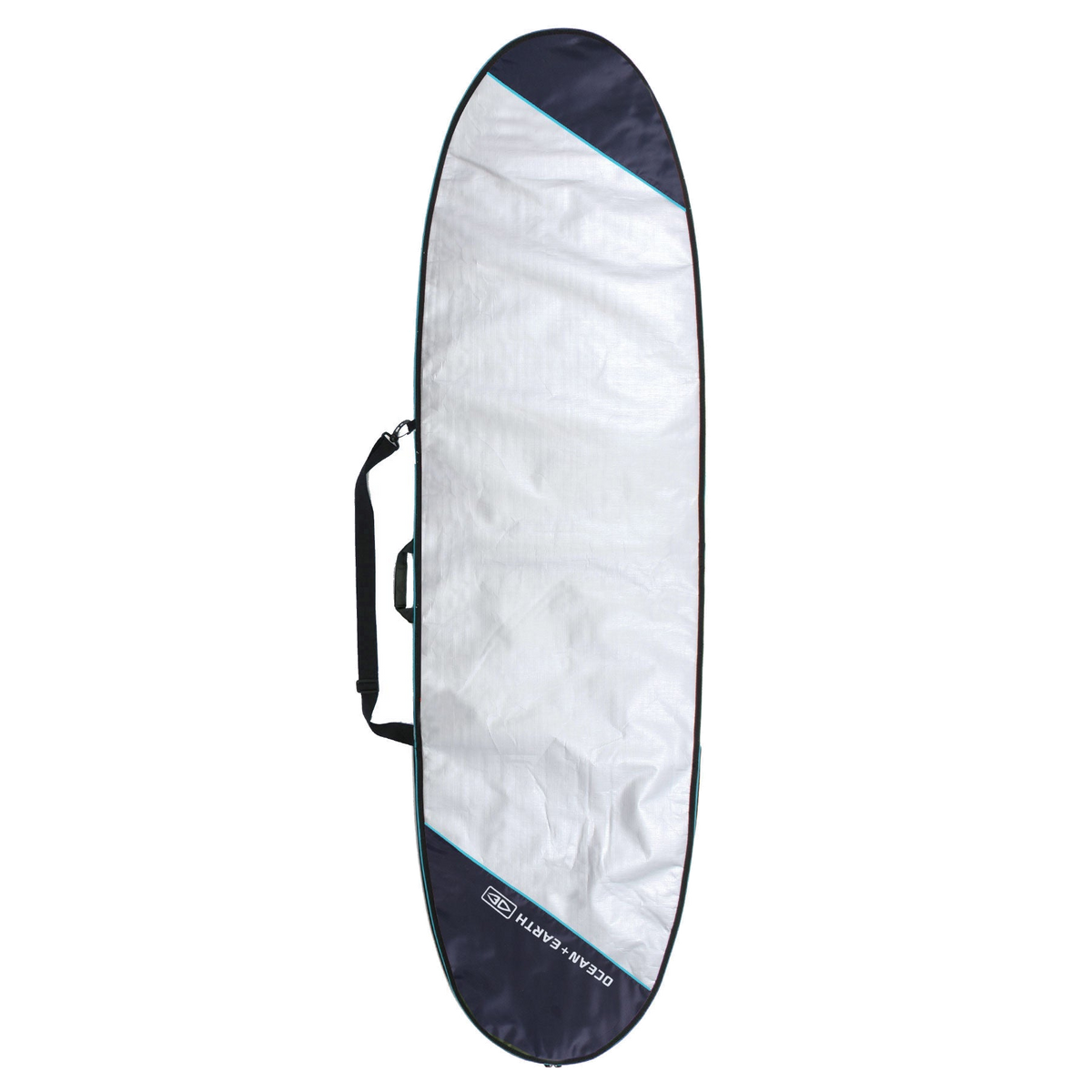 Ocean & Earth Barry Basic Longboard Cover: reflective longboard cover, full view