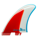 Red, white and blue face of the Mark Richards Freeride FCS II twin fin