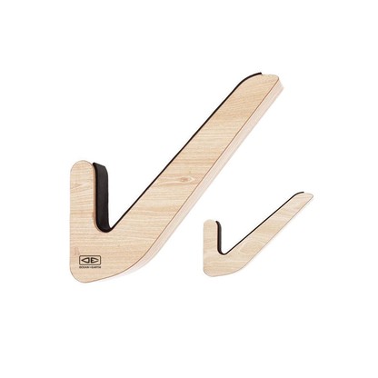Ocean & Earth Longboard Timber Wall Display Rack: Timber longboard brackets as a pair