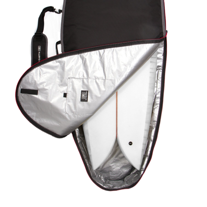 Ocean & Earth Compact Day Fish Cover: opened tail gusset and lining