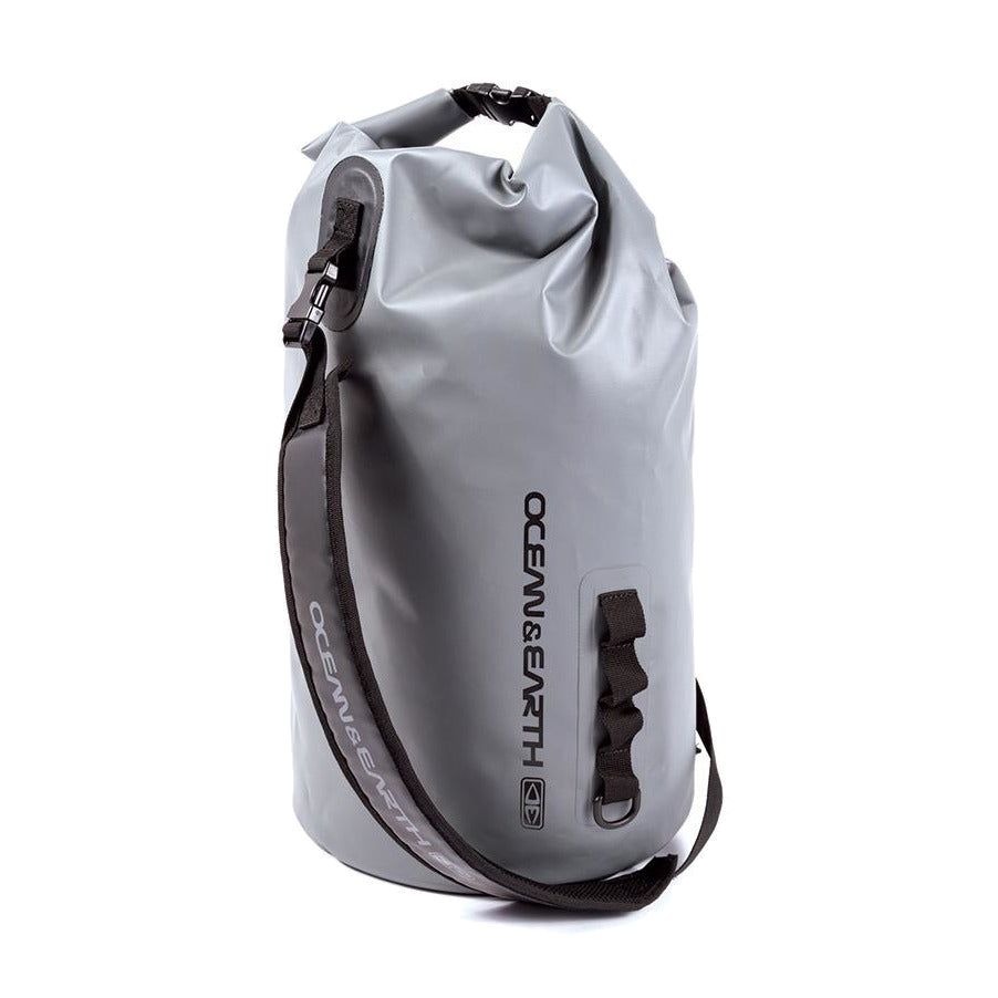 Ocean & Earth Waterproof Wetsuit Bag: grey waterproof bag, full view